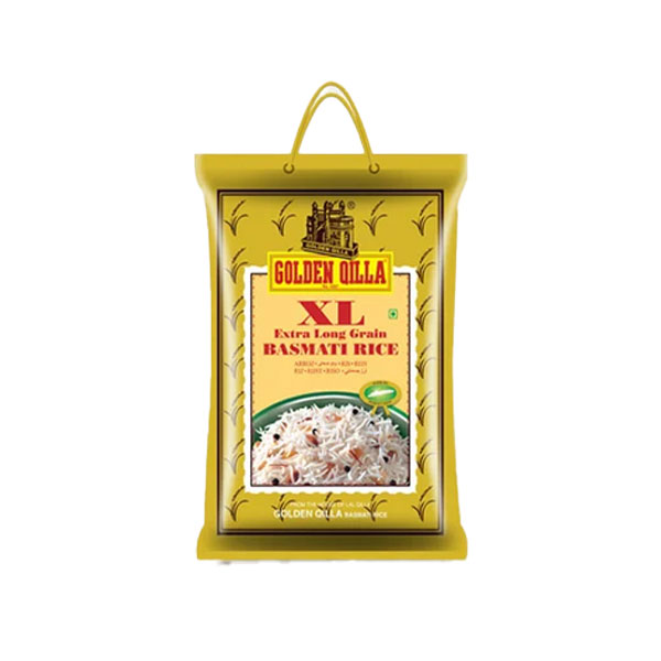 Golden Qilla Extra Long Grain Basmati Rice - Package: 5kg