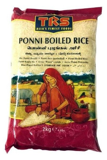 TRS Ponni Vařená Rýže 2kg TRS Ponni Vařená Rýže 2kg