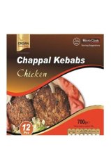 Crown Mražené Kuřecí Chappal Kebabs 12ks