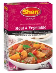 Shan Meat & Vegetable (Směs koření na maso a zeleninové kari) 100g