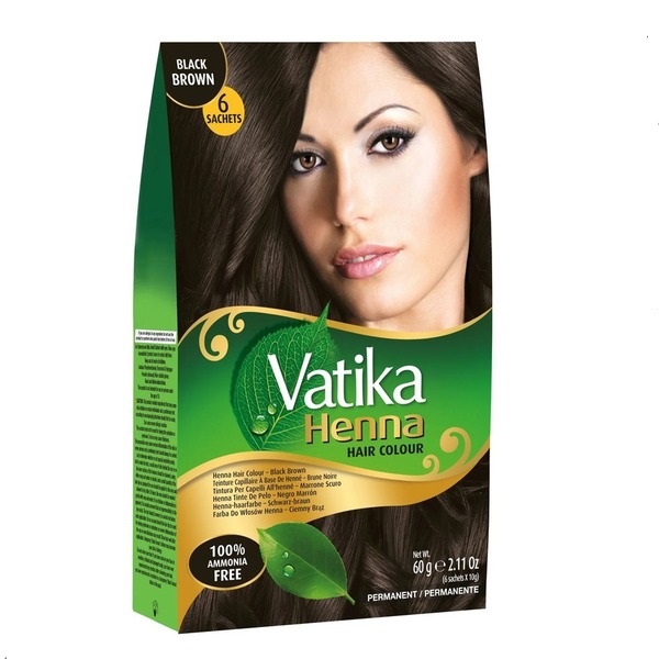 Vatika Henna Černo-Hnědá Barva na vlasy
