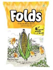 Folds Křupavé Kukuřičné Snacky – Sladká Kukuřice 60 g
