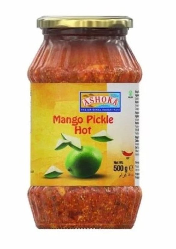 Ashoka Mango Pickle Hot – Pálivý Mangový Pickle 500 g