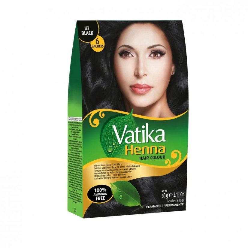 Vatika Henna Černá Barva na Vlasy