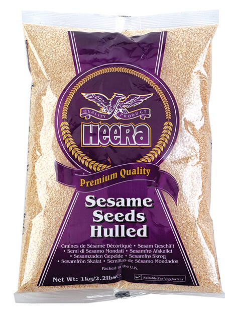 Heera Sesame Seeds Hulled - Package: 100g