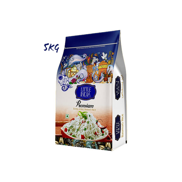 Little India Basmati Rice - Package: 5kg Little India Basmati Rice - Package: 5kg