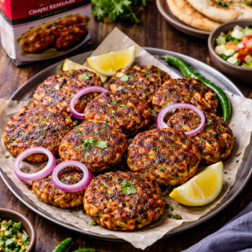 Chapli Kebab Recipe (Using Shan Masala)