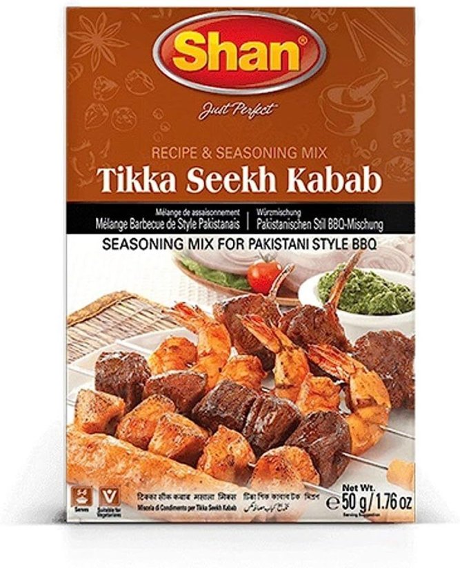 Shan Tikka Seekh Kebab (Směs koření na grilování) 50g