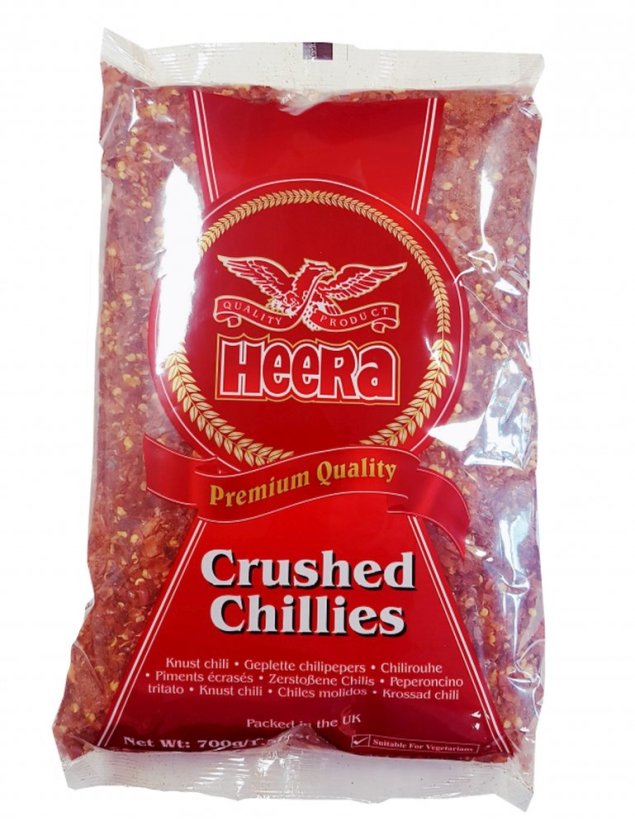 Heera Crushed Chillies - Package: 700g
