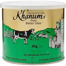 Khanum Butter Ghee - Package: 2kg