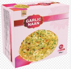 Crown Frozen Garlic Naan 5 pcs