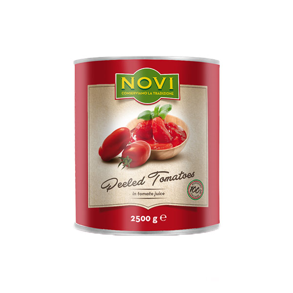 Novi Peeled Tomatoes - Package: 2.5kg