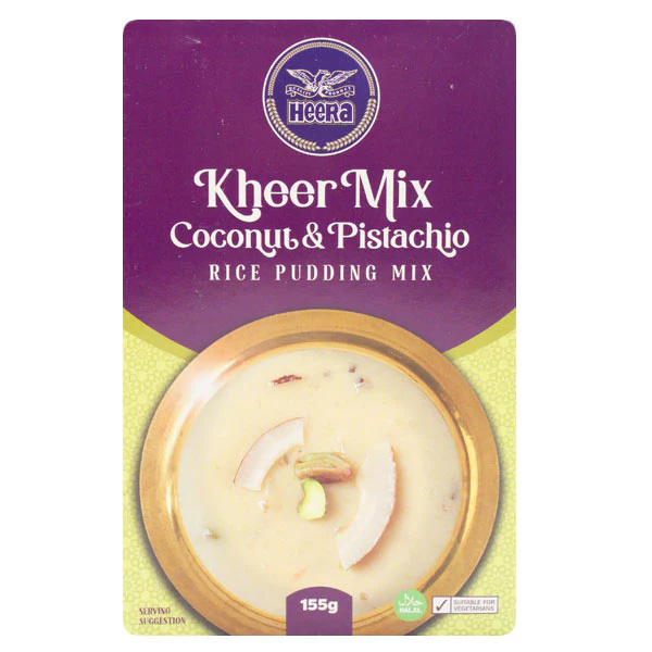 Heera Kokosová & Pistáciová Kheer Směs 155g Heera Kokosová & Pistáciová Kheer Směs 155g