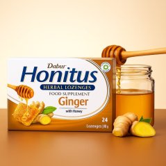 Dabur Honitus doplněk stravy se zázvorem 60g