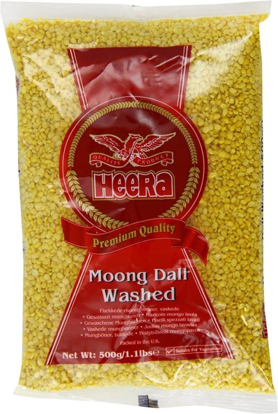 Heera Moong Dall Washed - Package: 500g