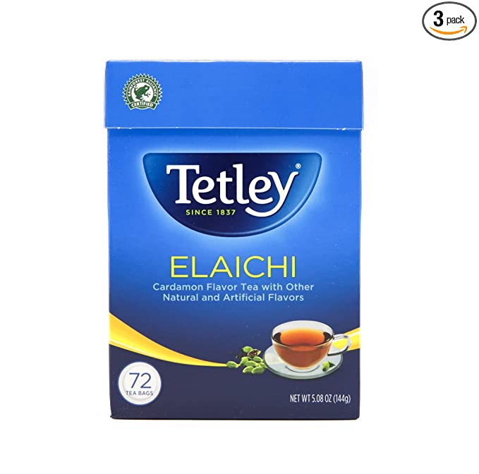 Tetley Kardamom (Elaichi) Čaj 72 sáčků