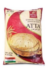 Patel Whole Wheat Flour (Chakki Fresh Atta) 10kg