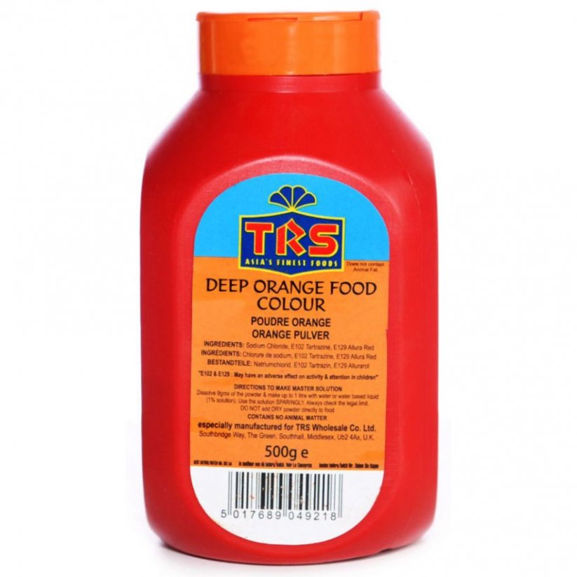 TRS Deep Orange Food Colour 500g