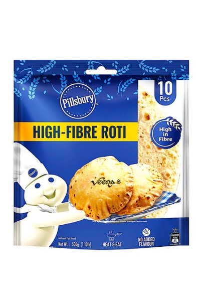 Pillsbury High-FIbre Roti 8pcs