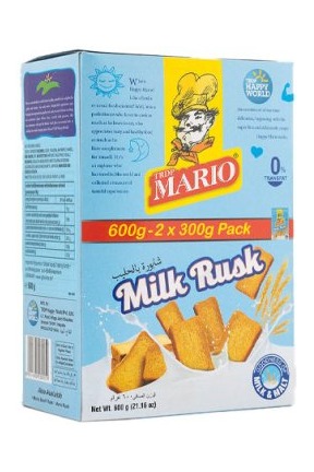 Mario Milk Rusk (Cake Rusk) - Package: 600g Mario Milk Rusk (Cake Rusk) - Package: 600g