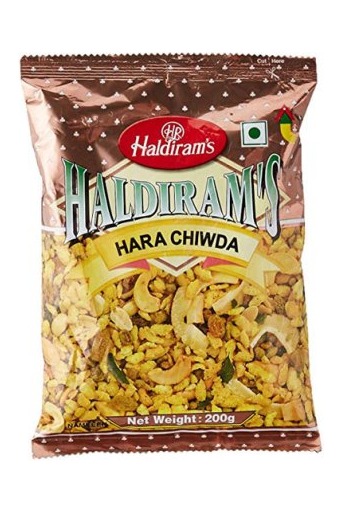 Haldiram's Hara Chiwda Směs 200g