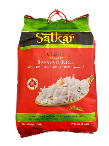 Satkar Basmati Rice - Package: 5kg