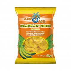 Afroase Salted Plantain Chips 80g