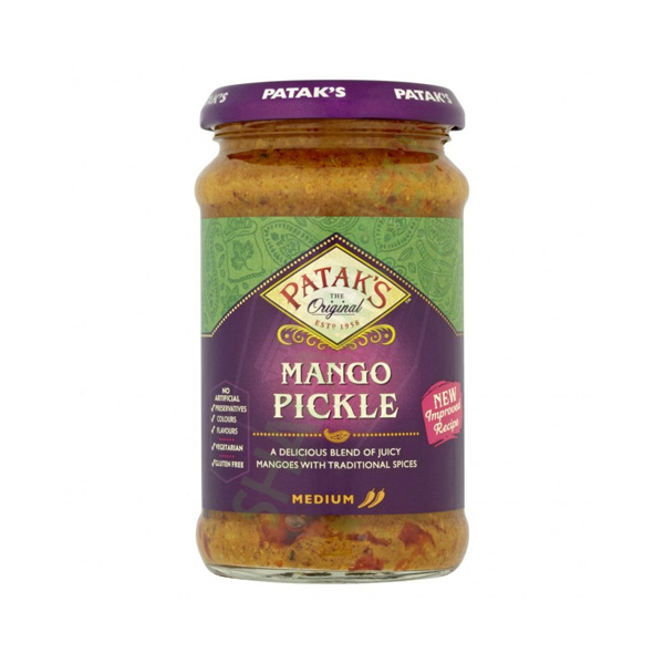 Patak's Medium Hot Mango Pickle 283g Patak's Medium Hot Mango Pickle 283g