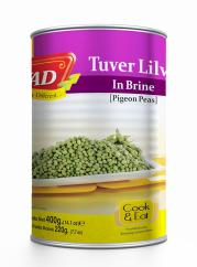 Swad Tuver Lilva in brine (Pigeon Peas) 400g