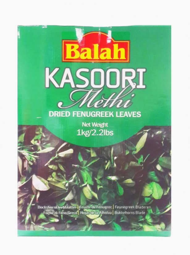 Balah Sušené Listy Pískavice Řecké (Kasoori Methi) 1kg