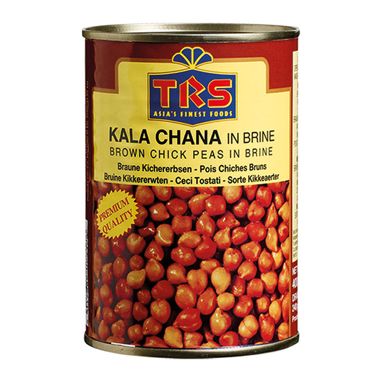TRS Brown Chickpeas in brine (Kala Chana) 400g
