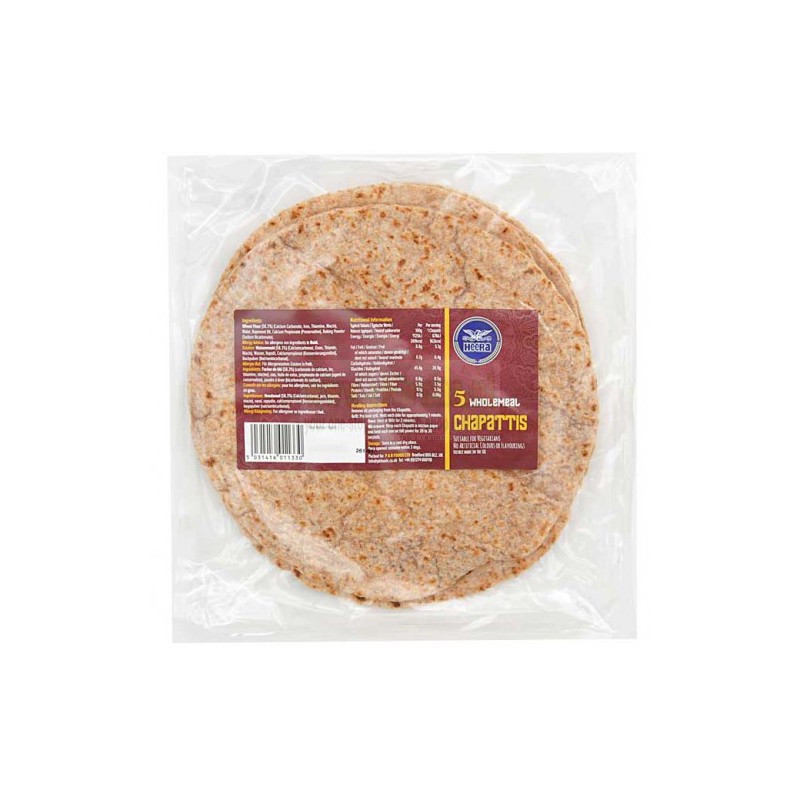Heera Wholemeal Chapattis 5pcs