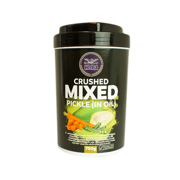 Heera Rozdrcená Smíšená Nakládaná (Mix Pickle) - Balení: 750g