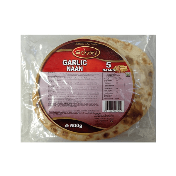 Schani Garlic Naan 5pcs
