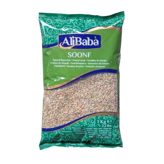 AliBaba Fennel Seeds Soonf 1kg