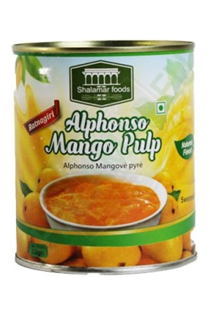 Shalamar Alphonso Mango Pulp 850g Shalamar Alphonso Mango Pulp 850g