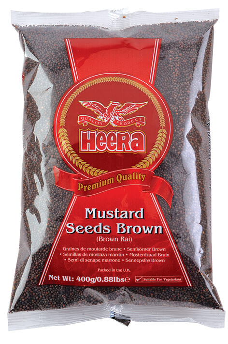 Heera Brown Mustard Seeds - Package: 1kg