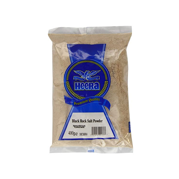 Heera Black Rock Salt Powder - Package: 400g