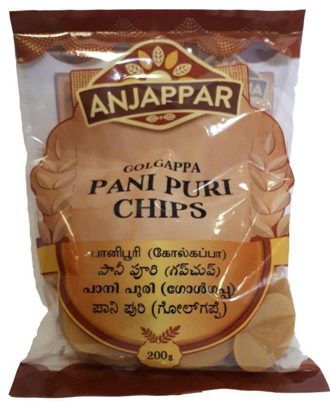 Anjappar Pani Puri Chips 200g
