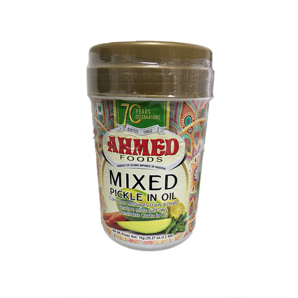 Ahmed Mixed Pickle in oil - Package: 1kg