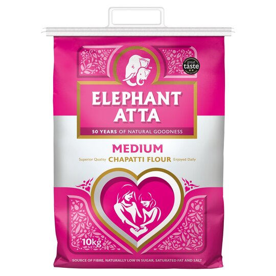 Elephant Atta Medium Chapatti Flour - Package: 10kg