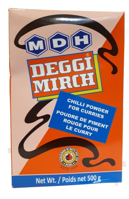 MDH Deggi Mirch (Chilli powder for curries) - Package: 500g MDH Deggi Mirch (Chilli powder for curries) - Package: 500g