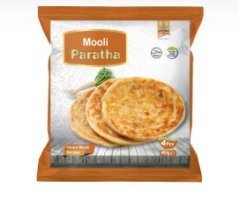Crown Frozen Mooli Paratha 4pcs