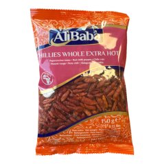 AliBaba Whole Chillies Extra Hot 150g