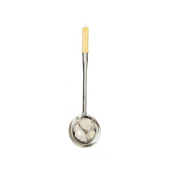 Karahi Ladle with Wooden Handle