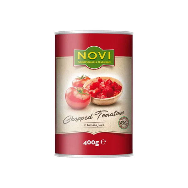 Novi Chopped Tomatoes - Package: 4.1kg