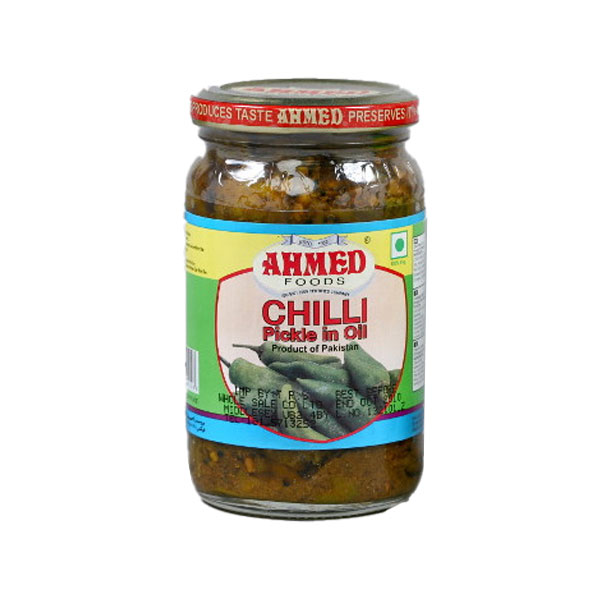 Ahmed Nakládané Chilli v oleji (Pickle) - Balení: 330g