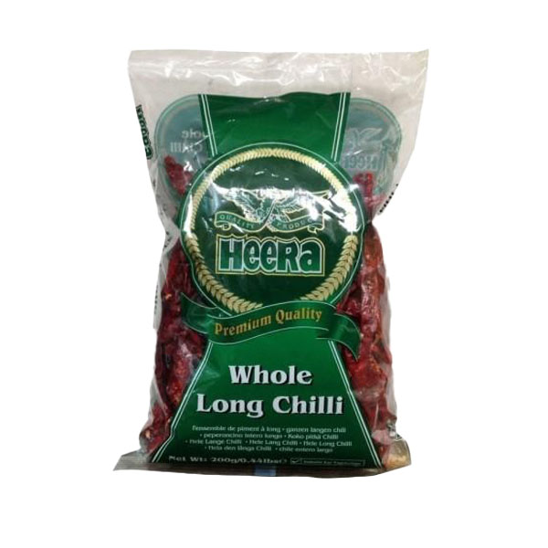 Heera Whole Long Chilli - Package: 1kg