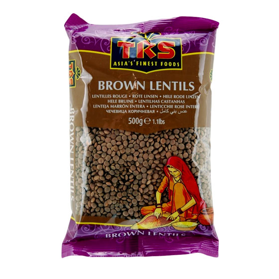 TRS Brown Lentils - Package: 500g