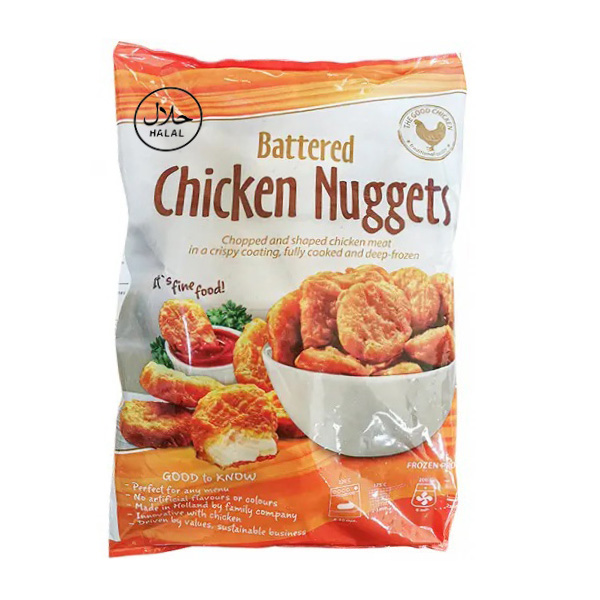 Mražené halal kuřecí nugetky Elburg Foods 1 kg